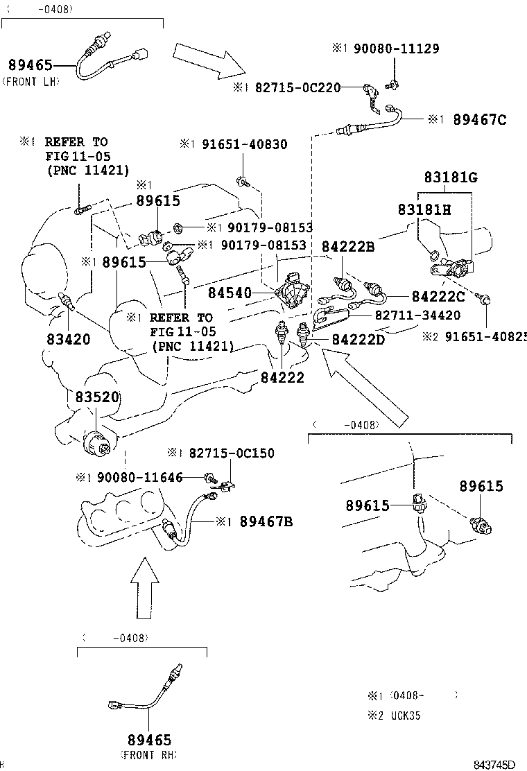 Exploded illustration 843745D
