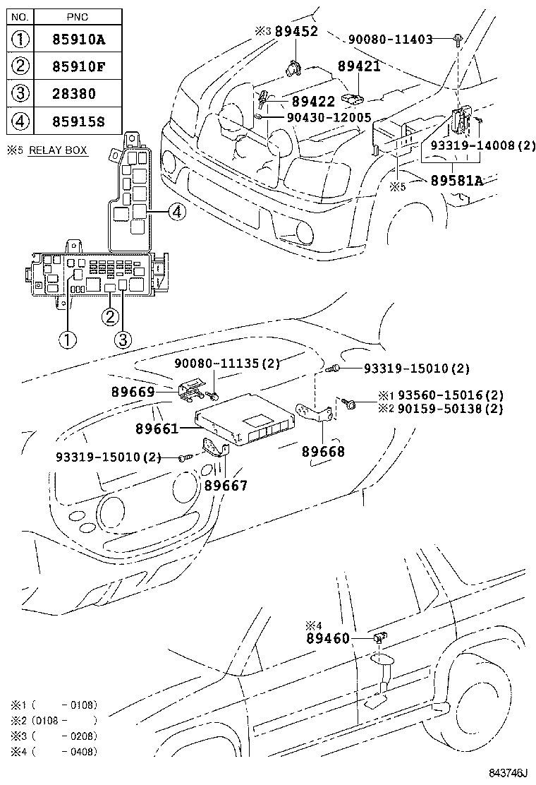 Exploded illustration 843746J