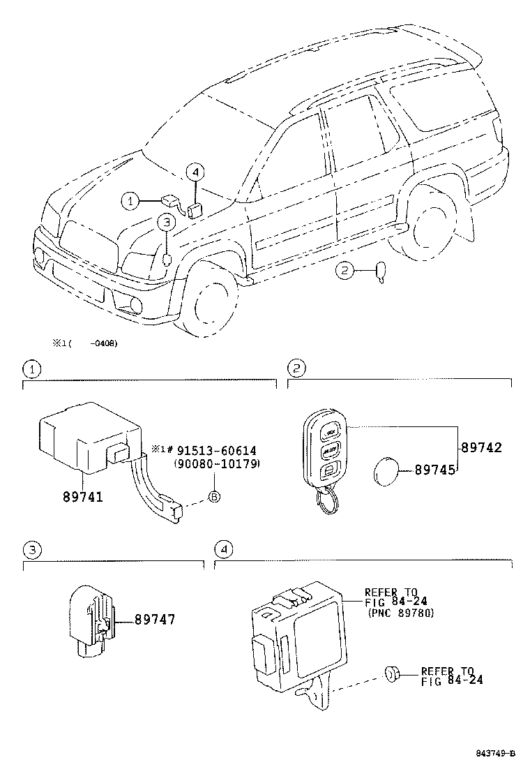 Exploded illustration 843749B