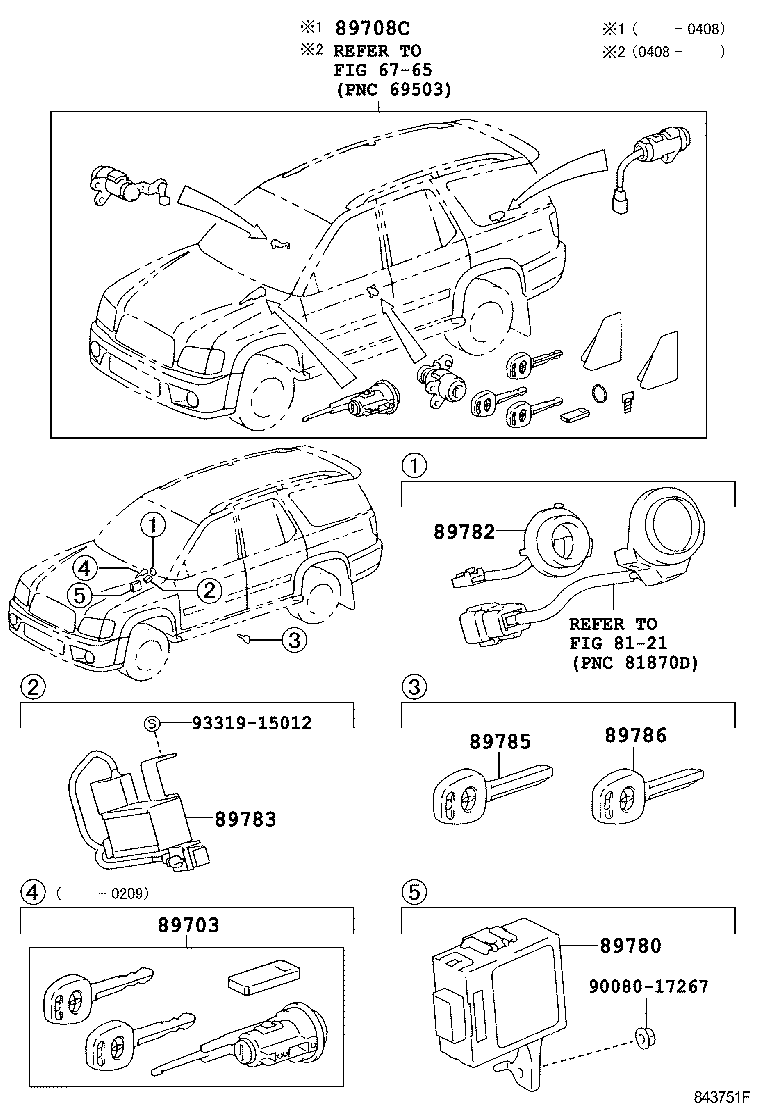 Exploded illustration 843751F