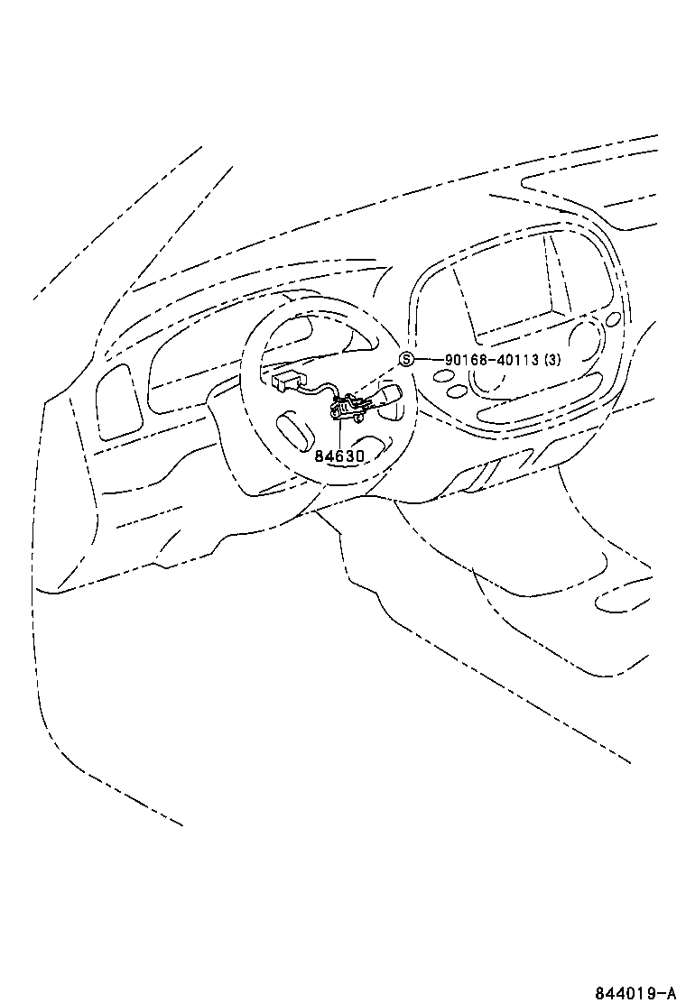 Exploded illustration 844019A