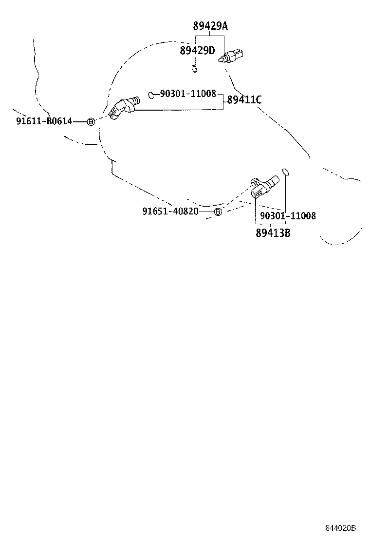 Exploded illustration 844020B