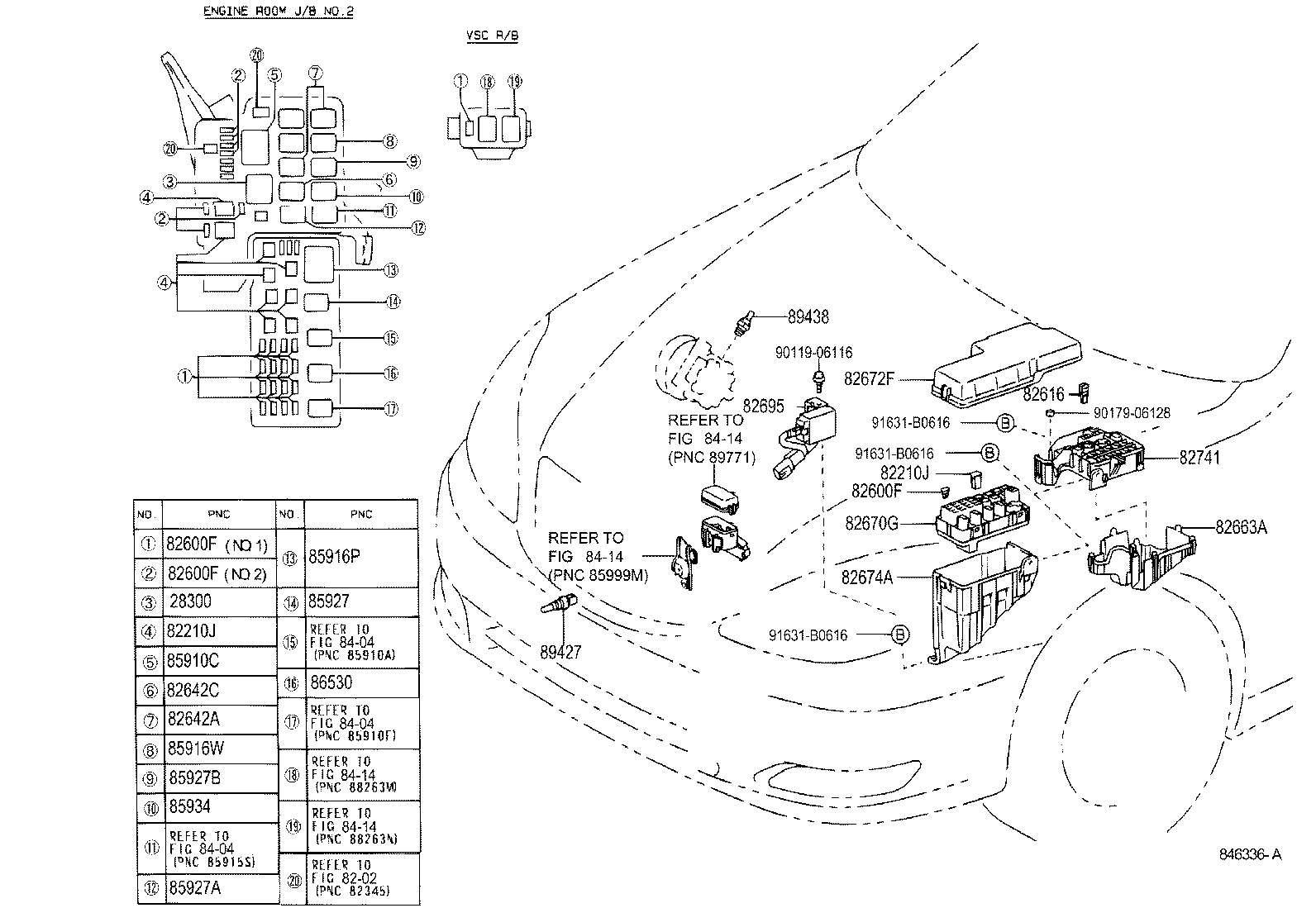 Exploded illustration 846336A