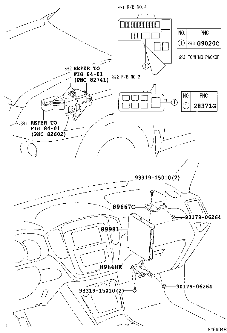 Exploded illustration 846904B