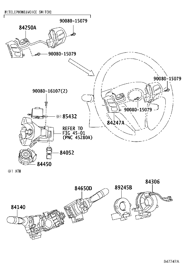 Exploded illustration 847747A