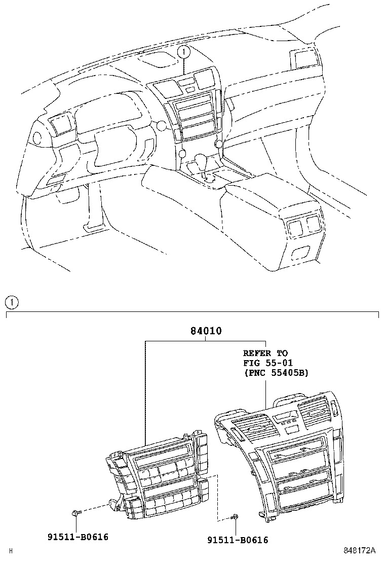 Exploded illustration 848172A