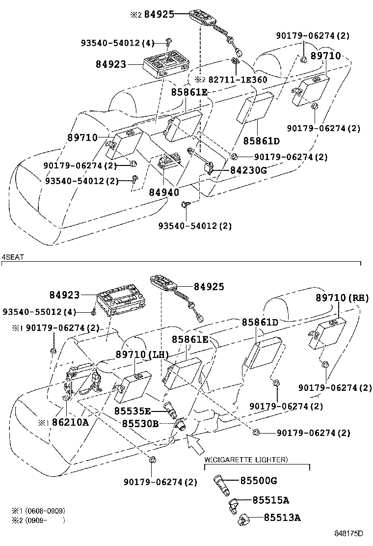 Exploded illustration 848175D
