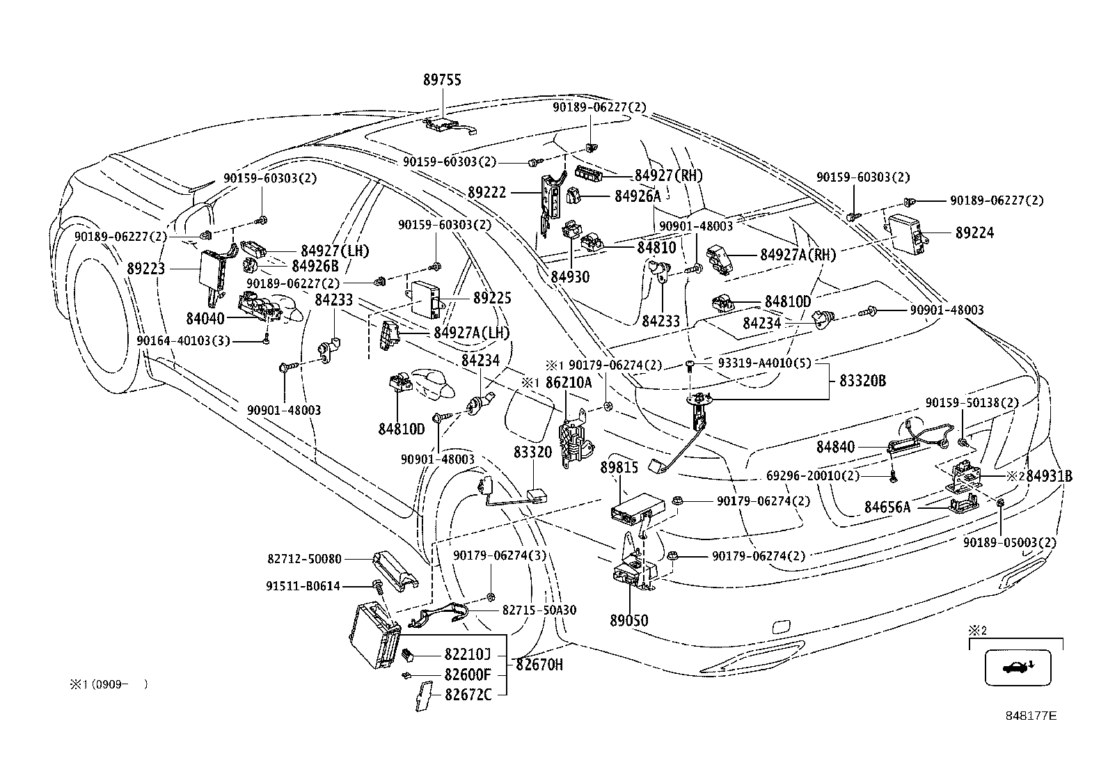 Exploded illustration 848177E