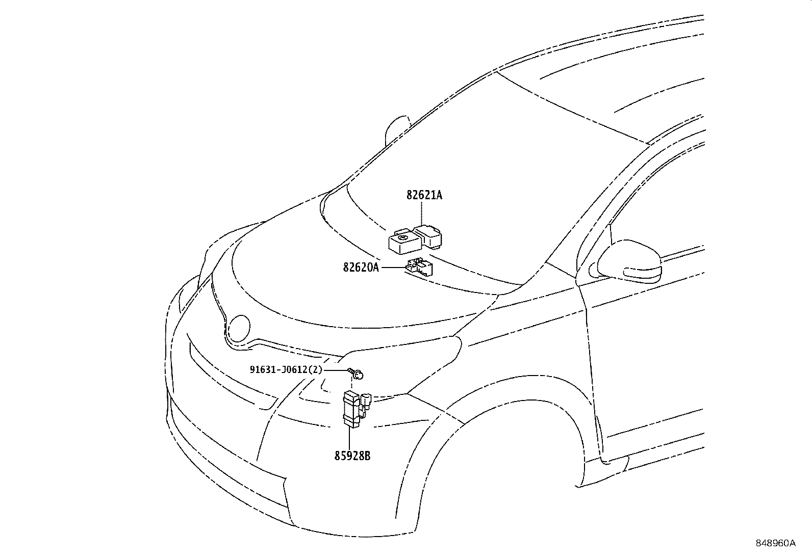 Exploded illustration 848960A