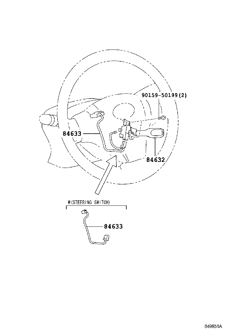 Exploded illustration 849651A