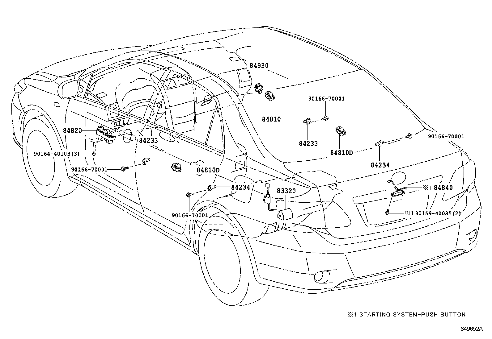 Exploded illustration 849652A
