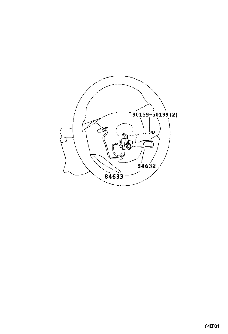 Exploded illustration 84E004