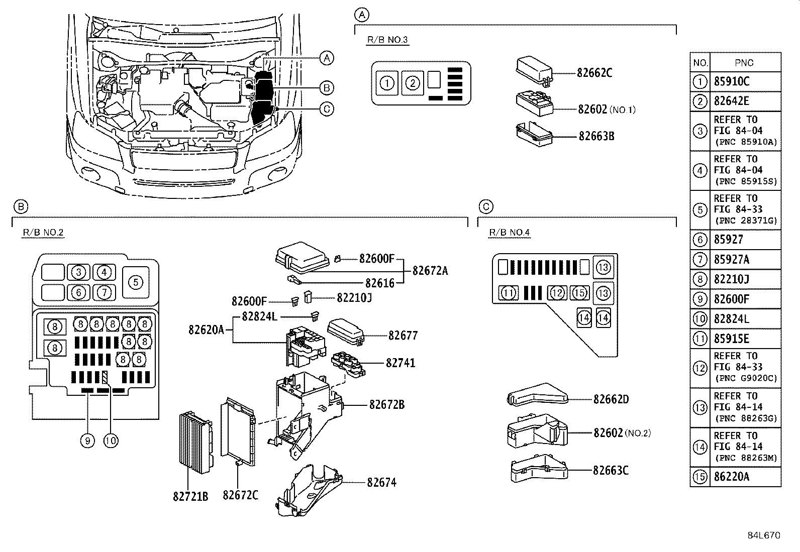 Exploded illustration 84L670