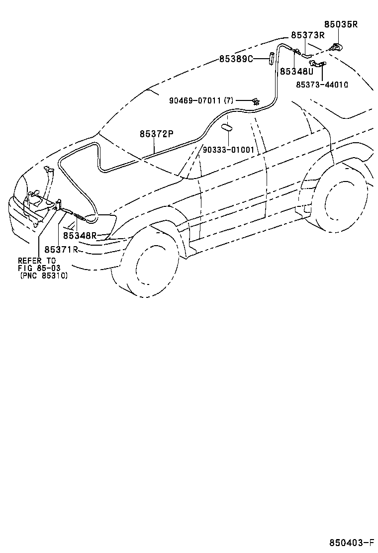 Exploded illustration 850403F