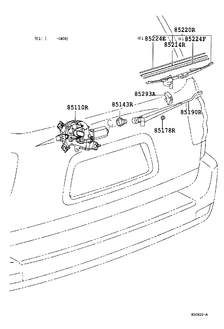 Exploded illustration 850822A