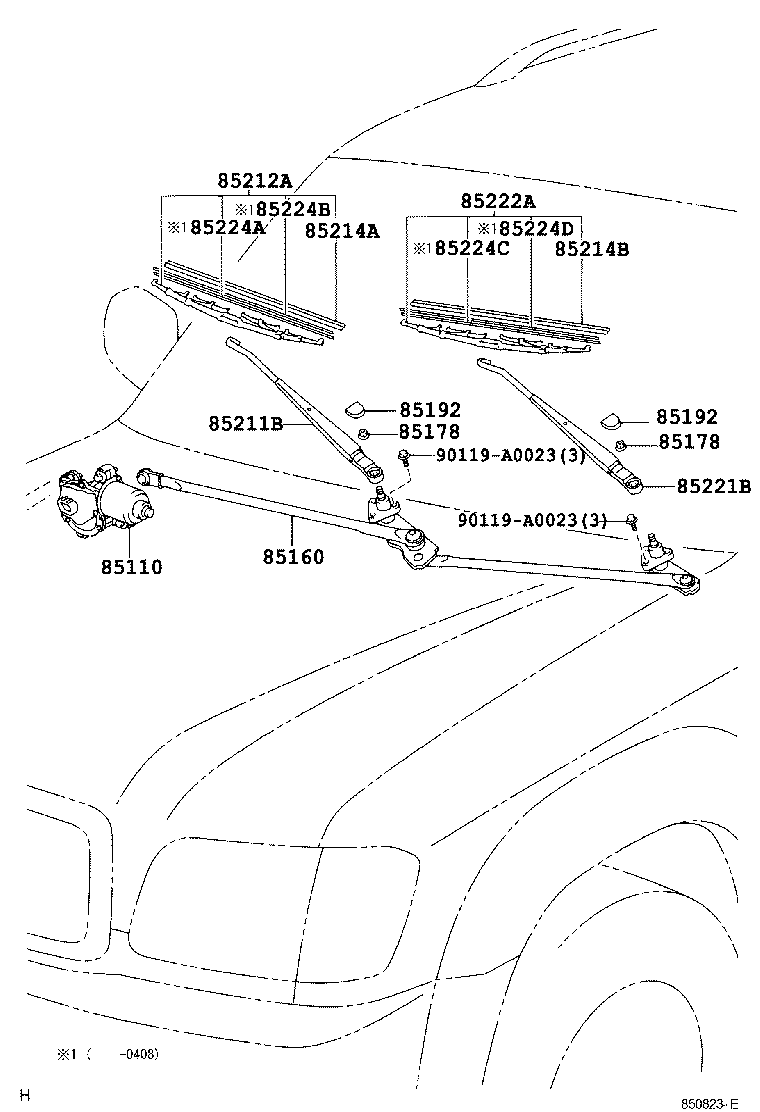 Exploded illustration 850823E