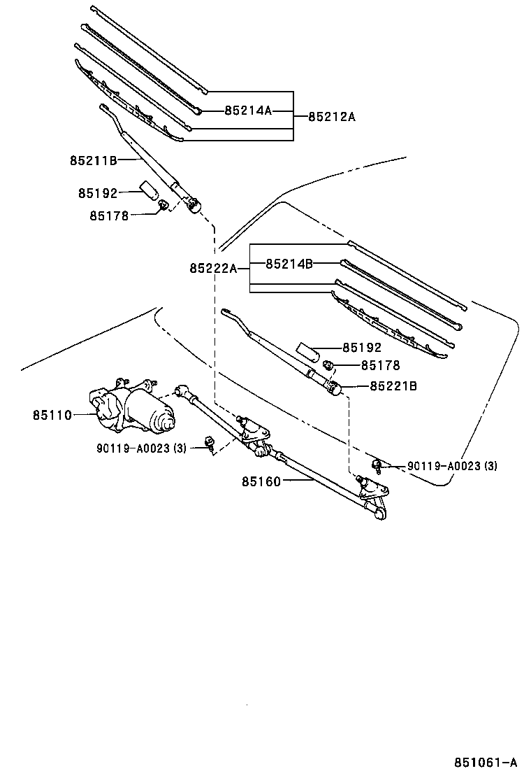 Exploded illustration 851061A