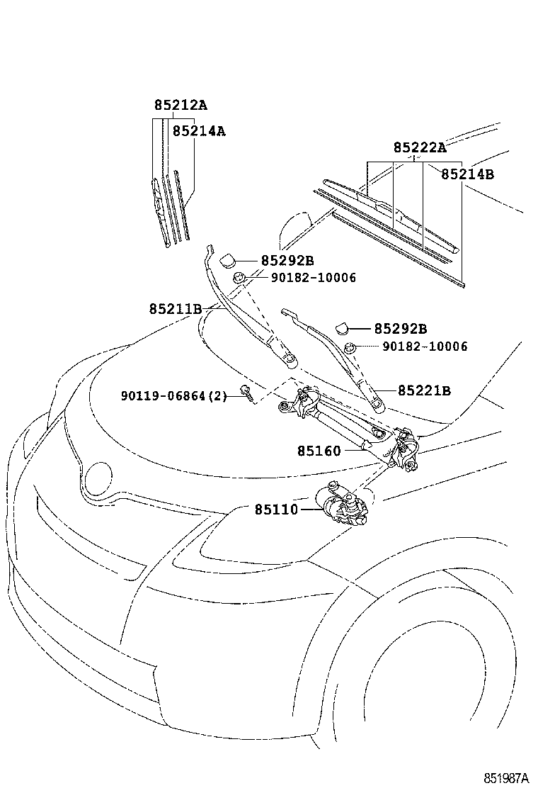 Exploded illustration 851987A