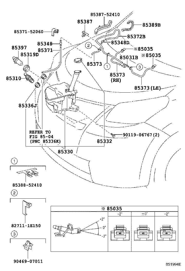 Exploded illustration 851994E
