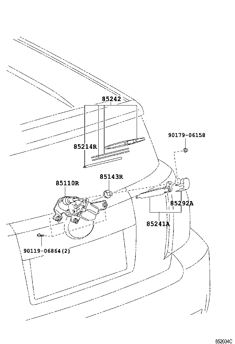 Exploded illustration 852004C