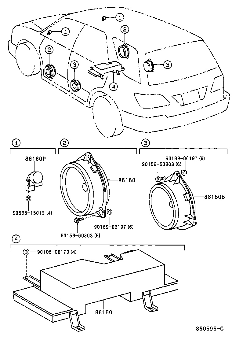 Exploded illustration 860596C