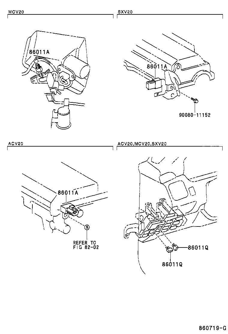 Exploded illustration 860719G