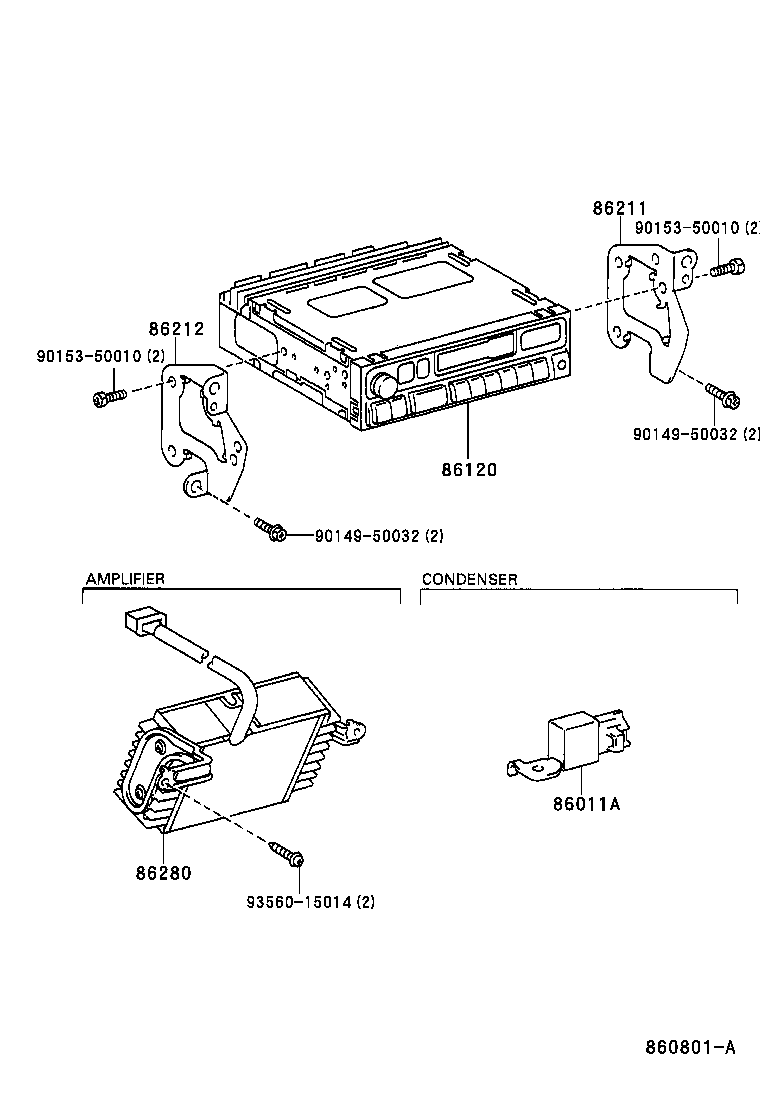 Exploded illustration 860801A