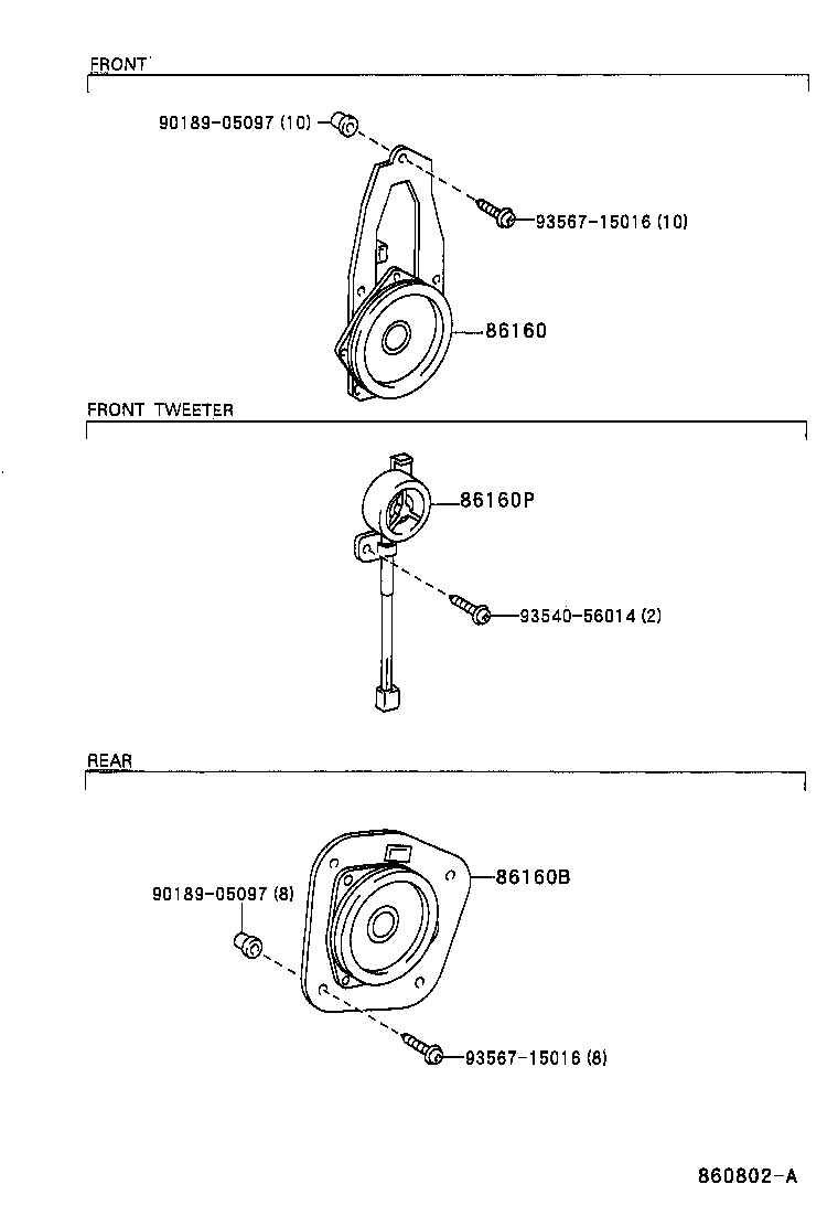 Exploded illustration 860802A