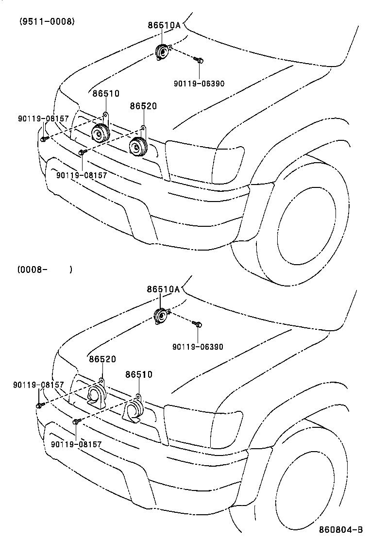Exploded illustration 860804B