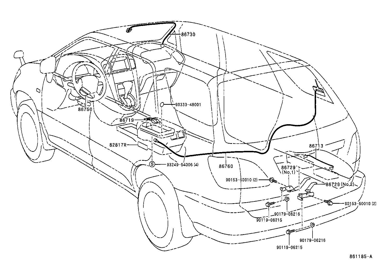 Exploded illustration 861185A