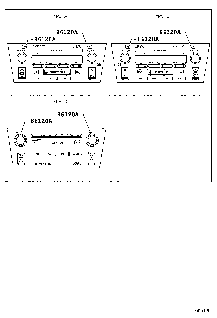 Exploded illustration 861312D