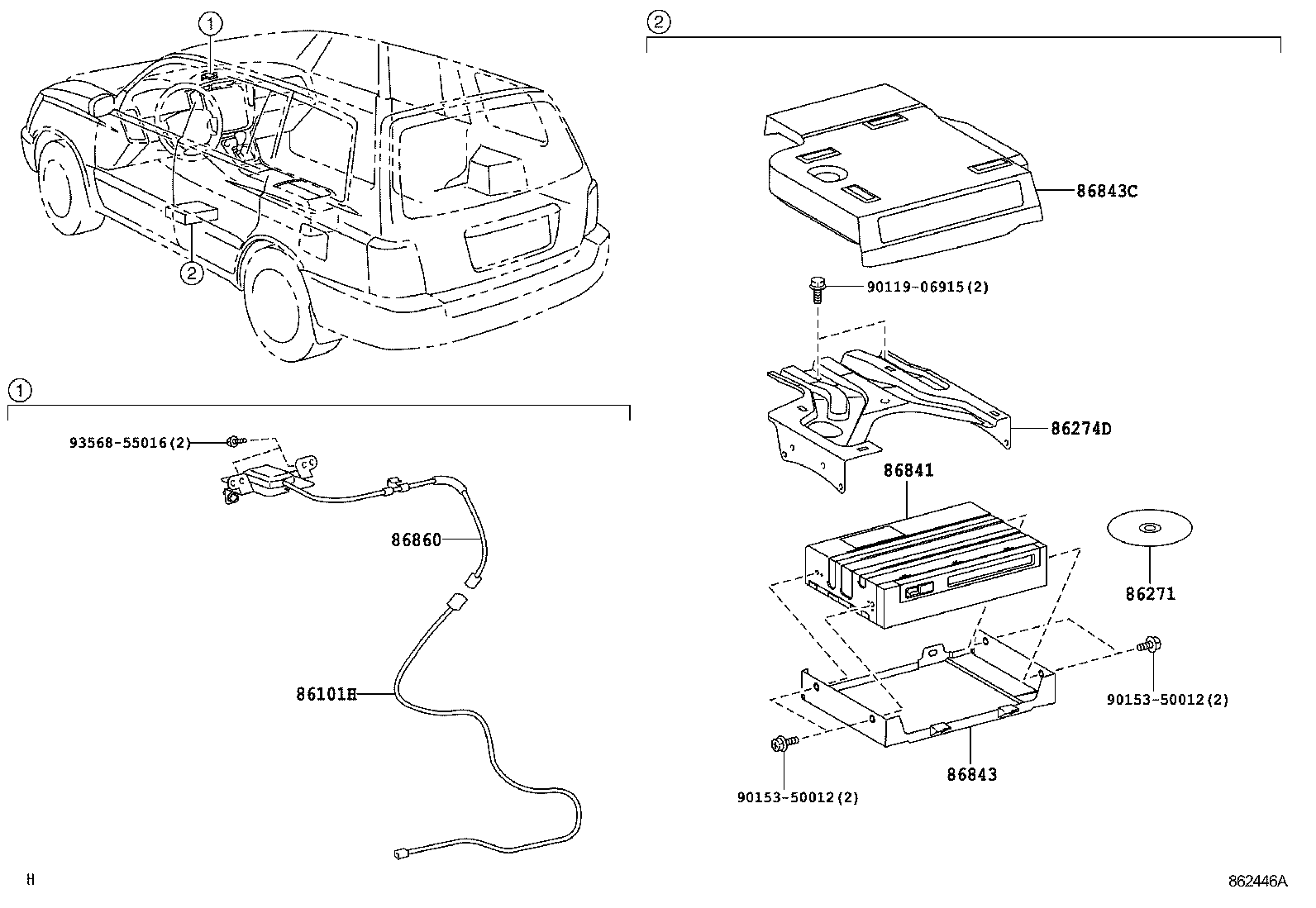 Exploded illustration 862446A