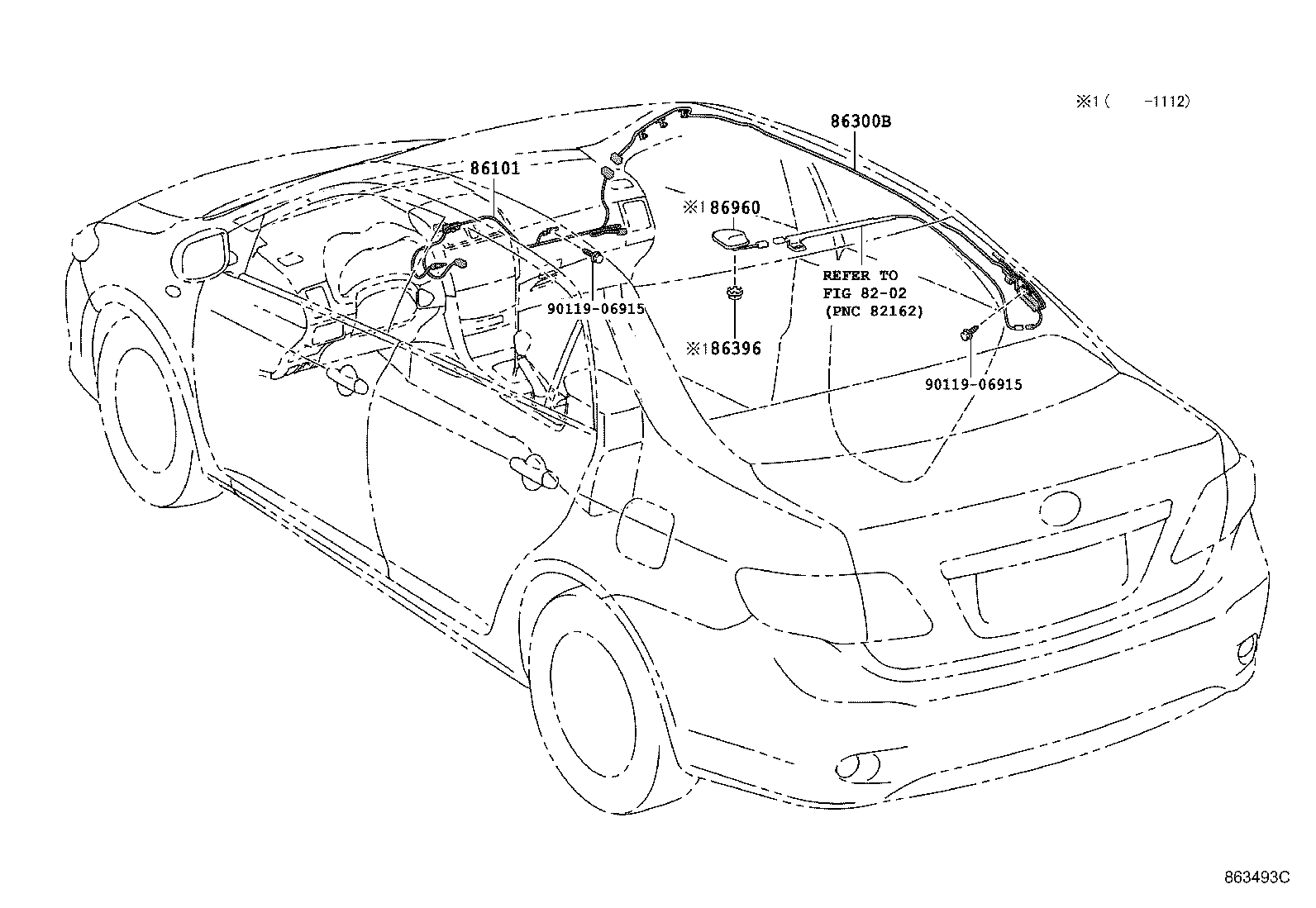 Exploded illustration 863493C