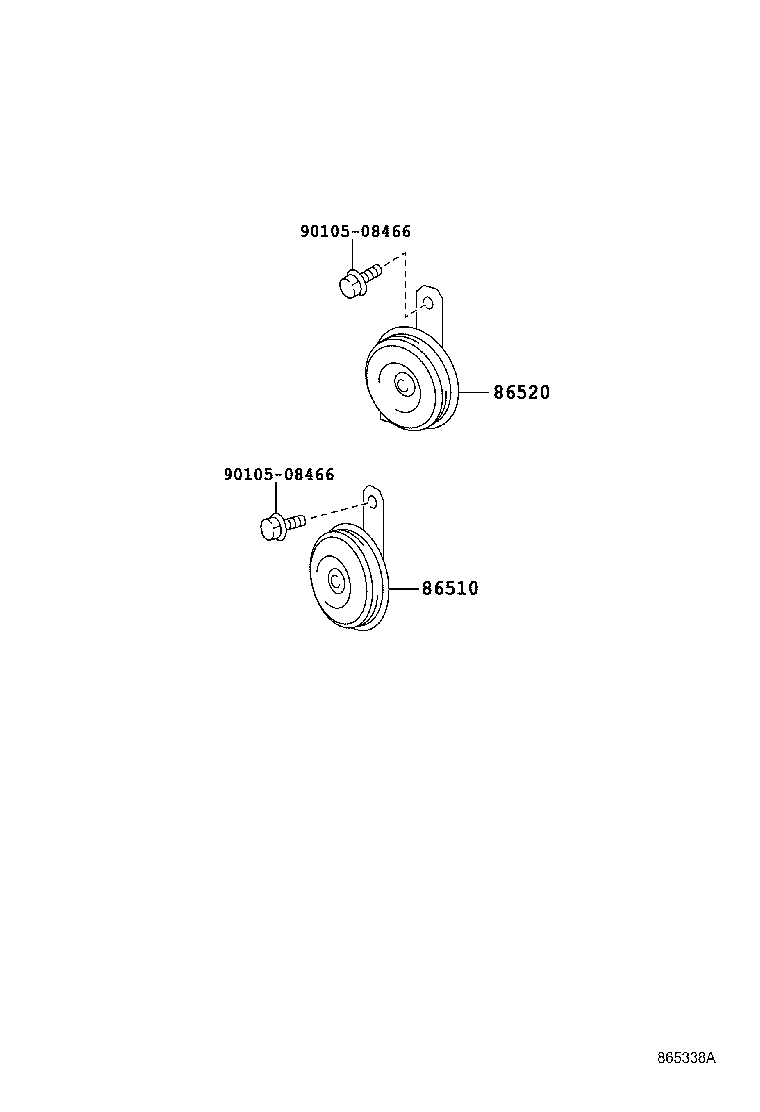 Exploded illustration 865338A