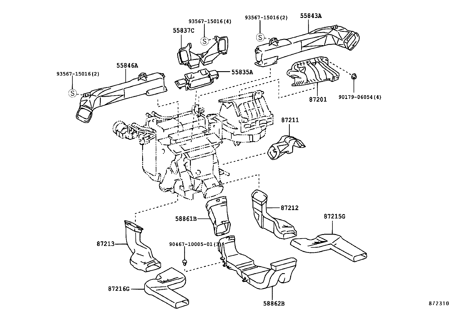 Exploded illustration 872310A
