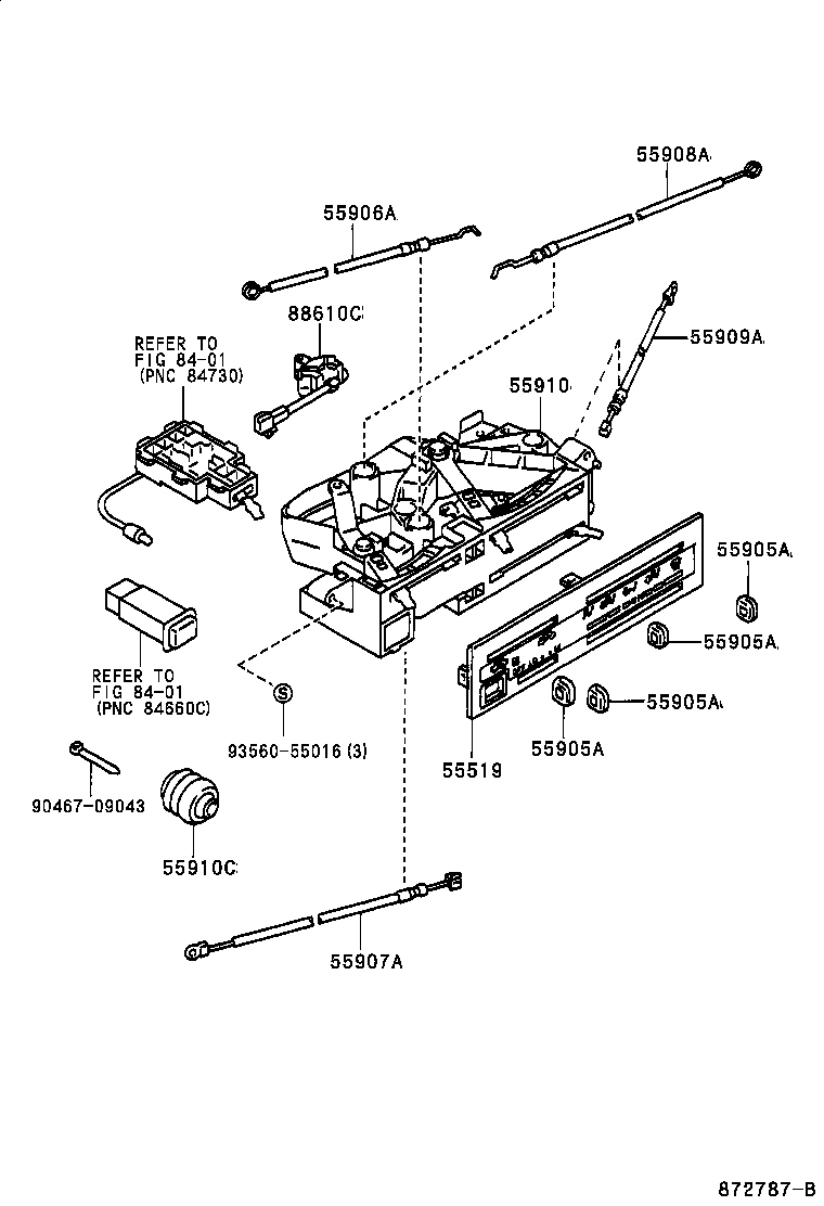 Exploded illustration 872787B