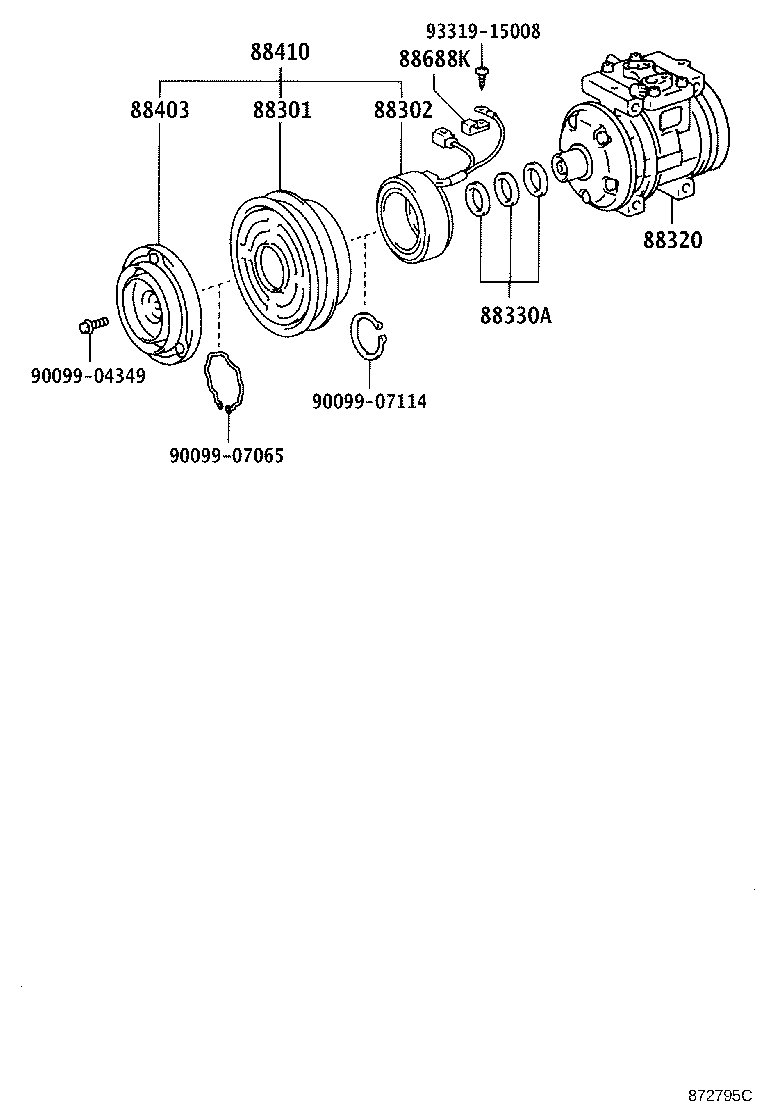 Exploded illustration 872795C