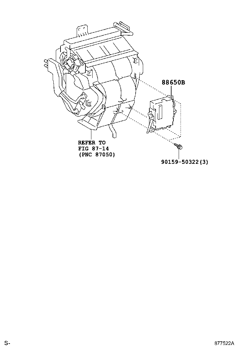 Exploded illustration 877522A