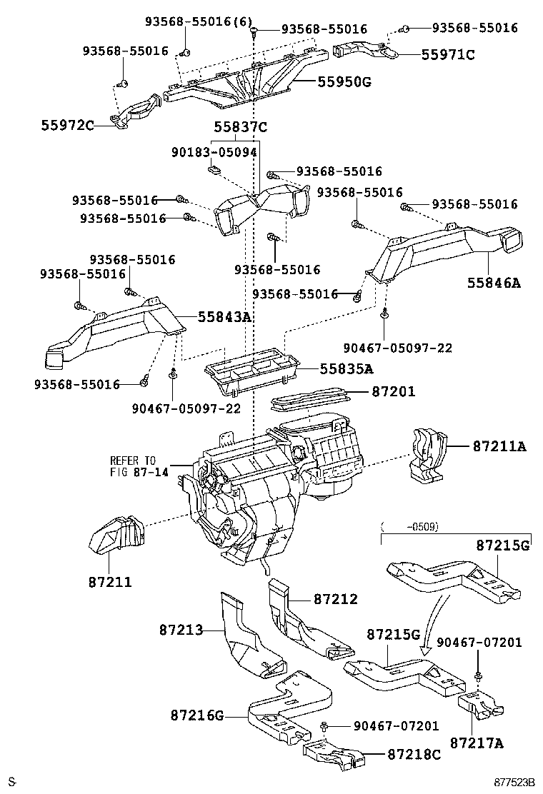 Exploded illustration 877523B