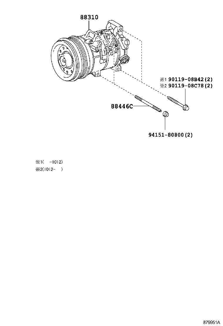 Exploded illustration 879951A