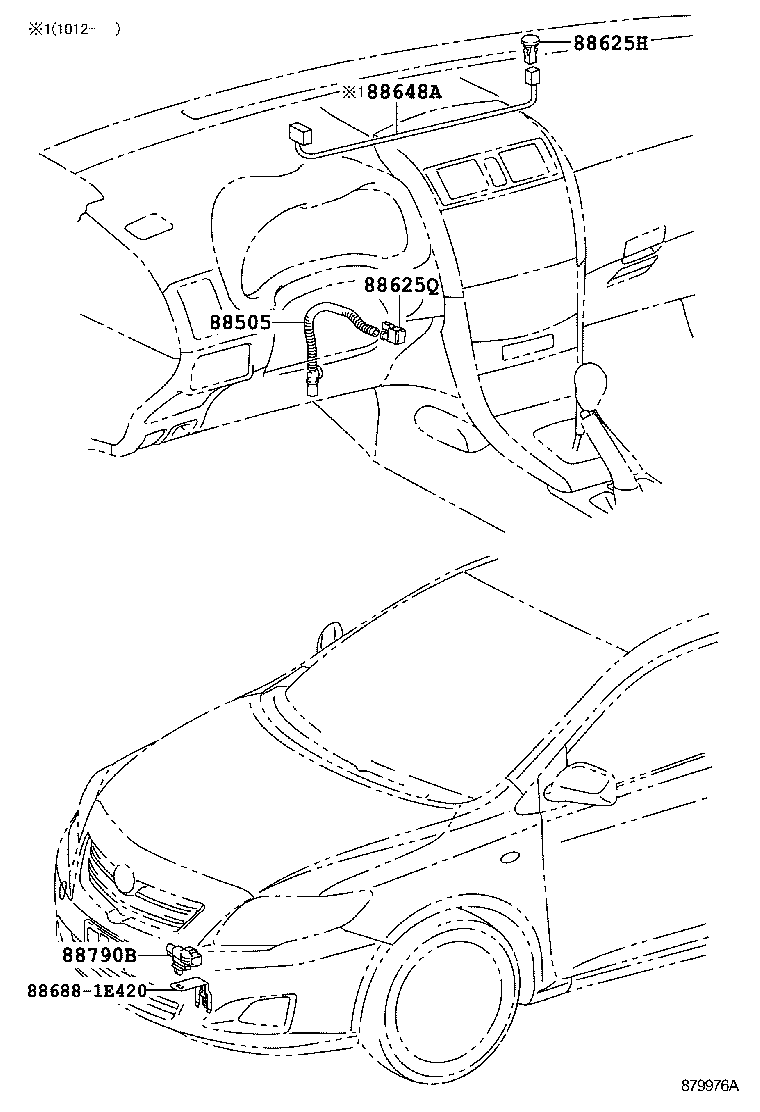 Exploded illustration 879976A