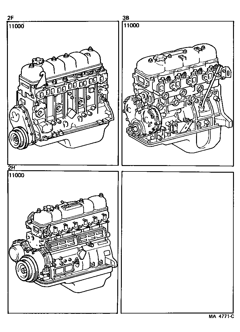 Exploded illustration MA4771C