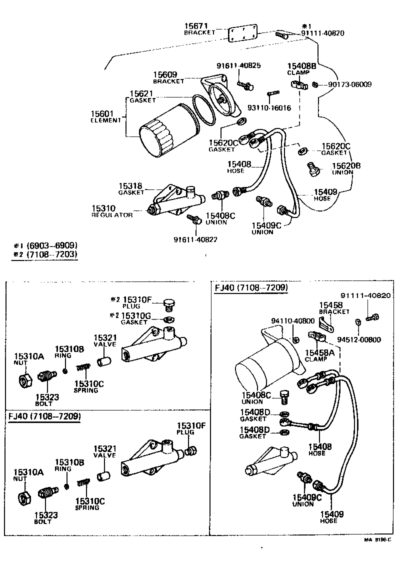 Exploded illustration MA8196C