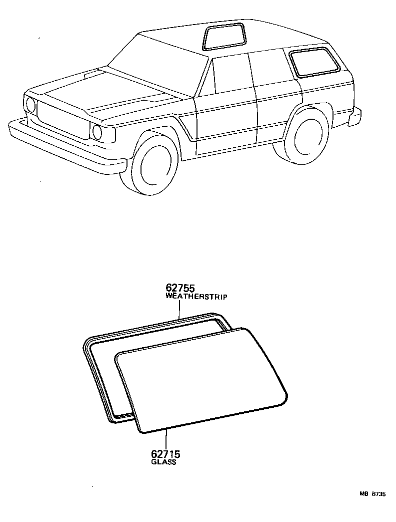 Exploded illustration MBB735