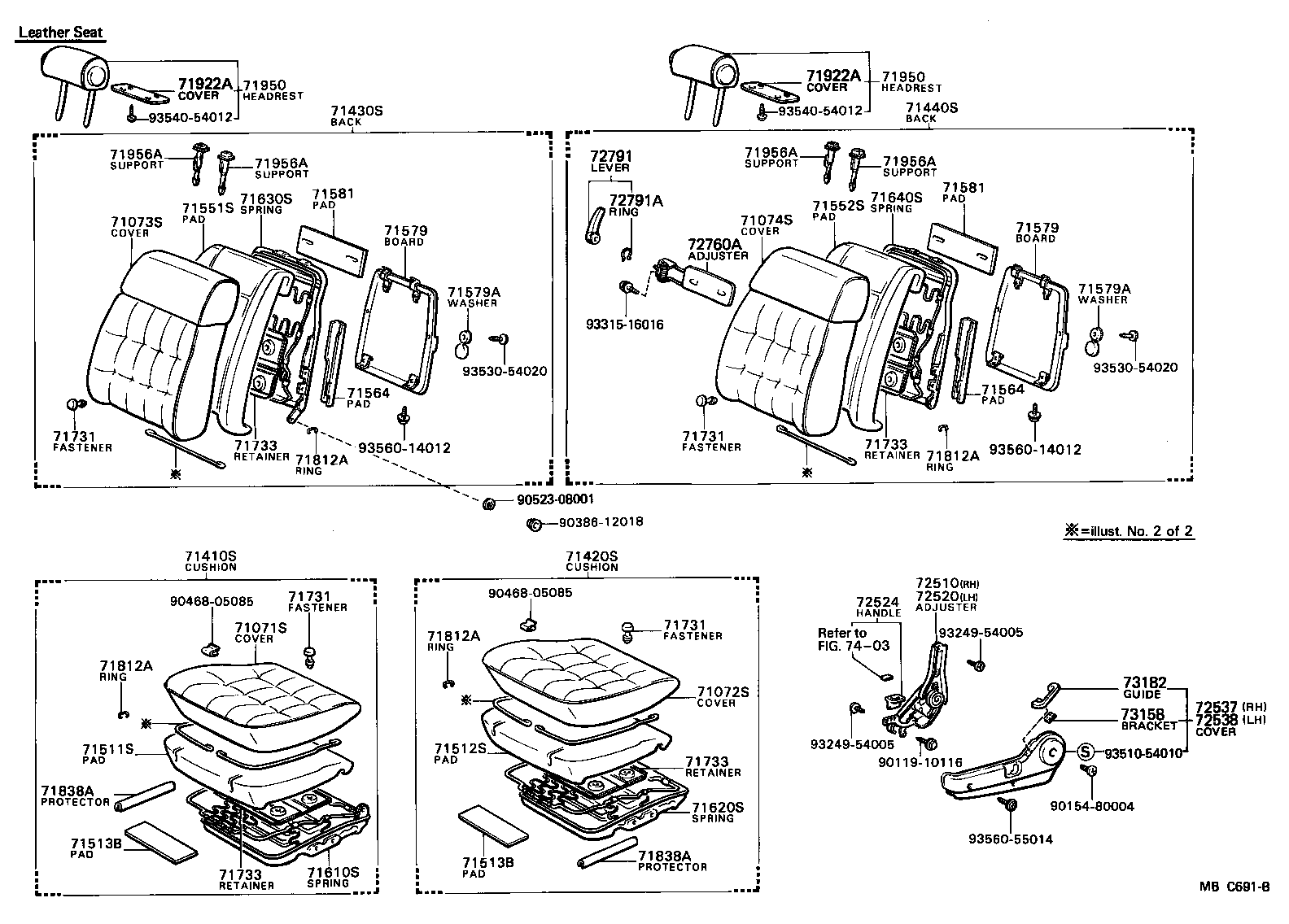 Exploded illustration MBC691B