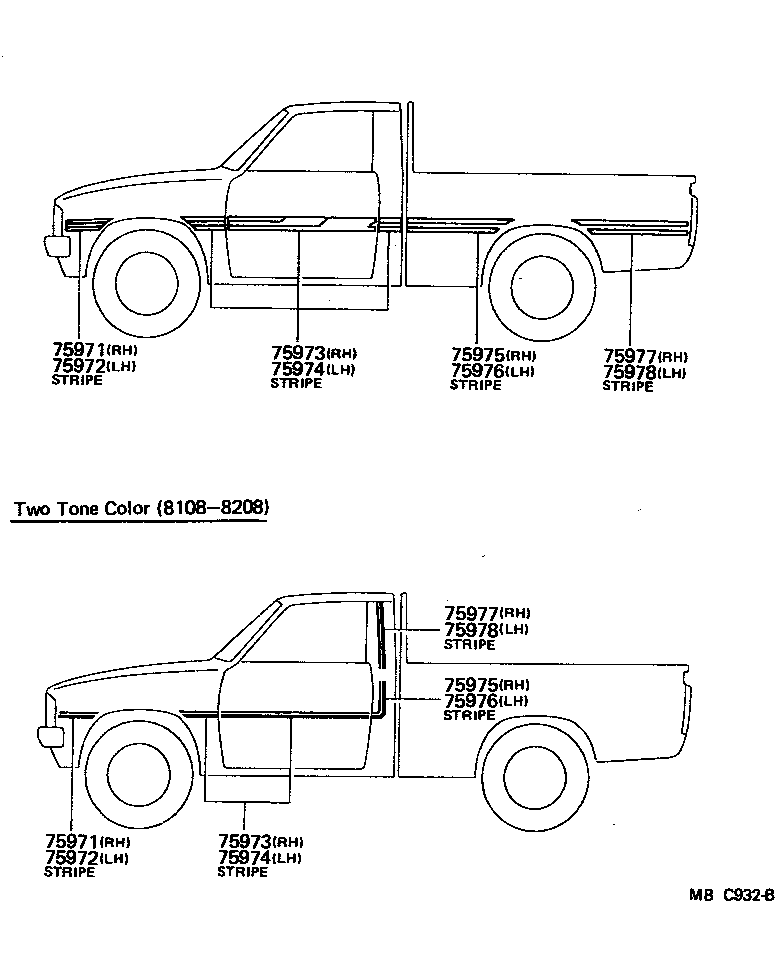 Exploded illustration MBC932B