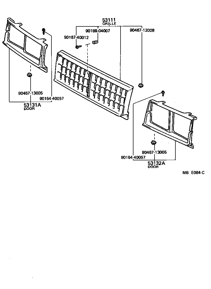 Exploded illustration MBE084C