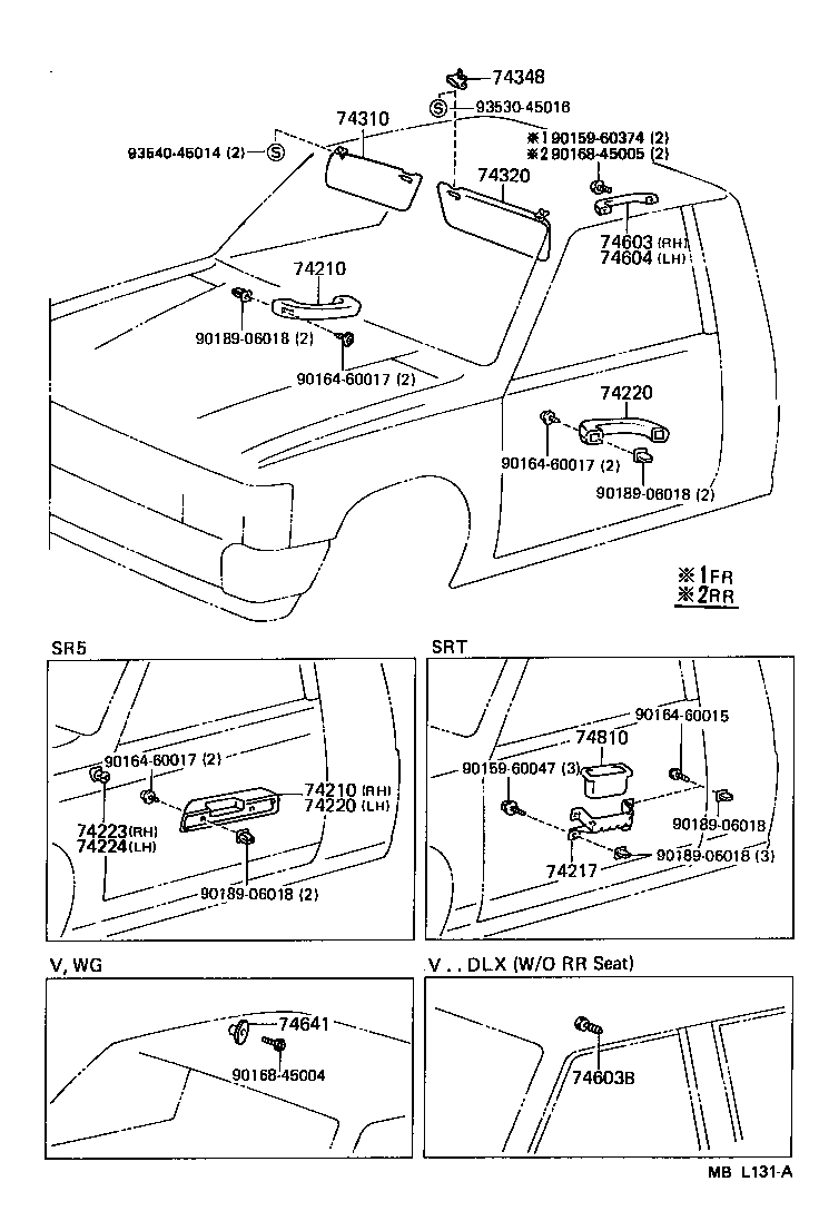 Exploded illustration MBL131A