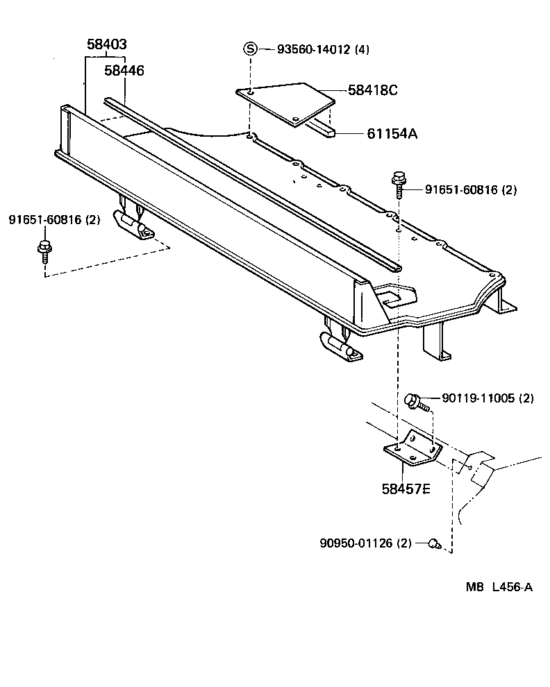 Exploded illustration MBL456A