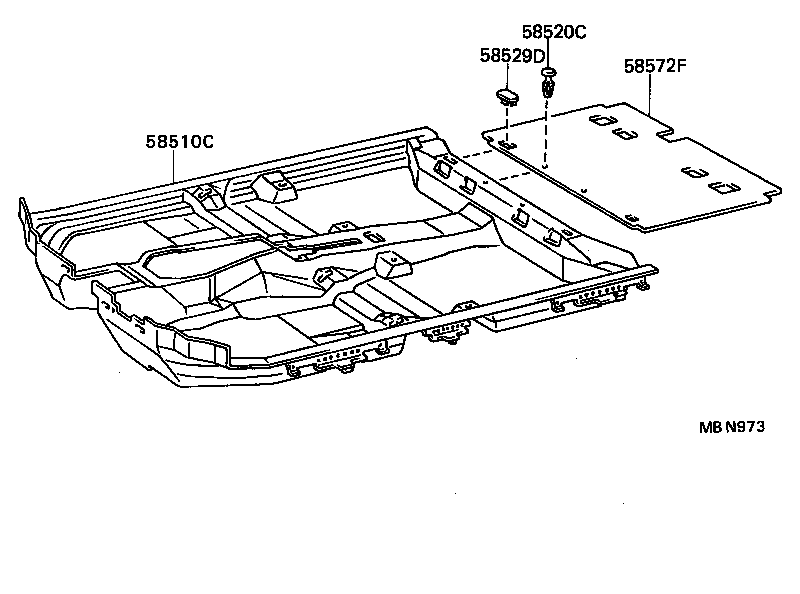 Exploded illustration MBN973